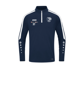 JAKO Power Sweatshirt Kids Blau Weiss F900