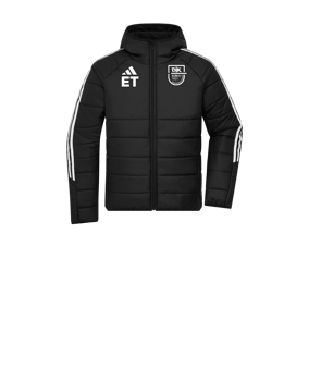 adidas Tiro 24 Winterjacke Kids Schwarz Weiss 