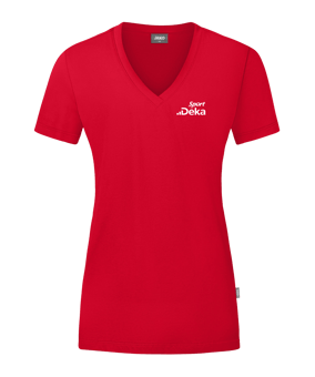 JAKO Organic T-Shirt Damen Rot F100