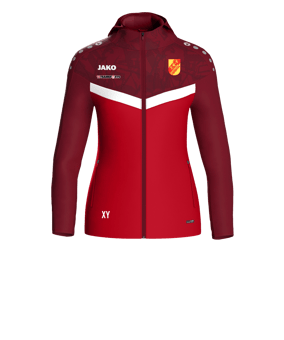 JAKO Iconic Kapuzenjacke Damen Rot F103