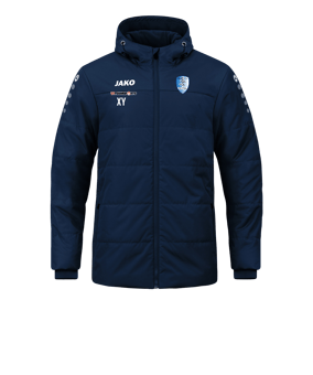 JAKO Team Coach Kapuzenjacke Blau F900