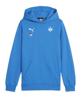 PUMA teamGOAL Casuals Hoody Kids Blau F02