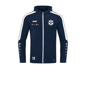 JAKO Power Kapuzenjacke Kids Blau F900