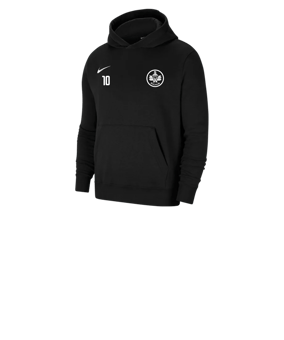 Nike Park 20 Fleece Hoody Kids Schwarz Weiss F010