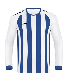 JAKO Inter Trikot Langarm Kids Weiss Blau F012 - weiss