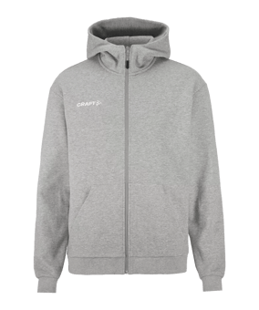 Craft Community 2.0 Logo Kapuzenjacke Grau F950000 - grau
