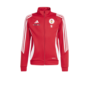 adidas Tiro 24 Trainingsjacke Kids Rot Weiss