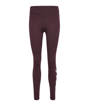 Hummel Pulse Logo MW Tight Damen Braun F8035 - braun