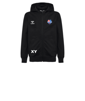Hummel GO 2.0 Kapuzenjacke Kids Schwarz F2001
