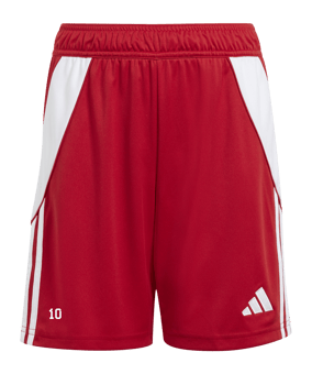 adidas Tiro 24 Short Kids Rot Weiss