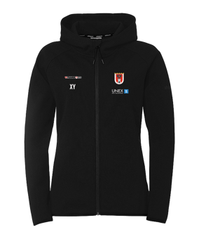 uhlsport ID Kapuzenjacke Damen Schwarz F01
