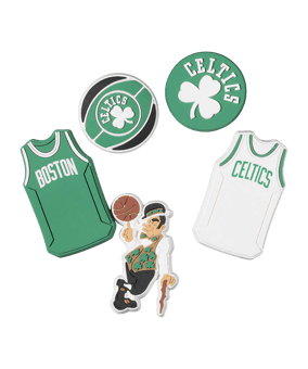 Crocs Boston Celtics Nba Bostceltics Jibbitz 5Er Pack Pin Merch Grün - gruen