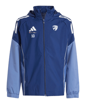 adidas Tiro 25 Competition Regenjacke Kids Blau