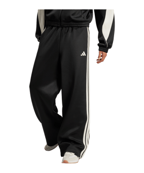adidas Stadium 3 Stripes Track Hose Damen Schwarz