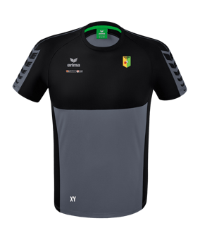 Erima Six Wings T-Shirt Grau Schwarz