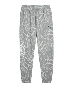 PUMA teamJAWS Post Game Pants Hose Grau F03 - grau