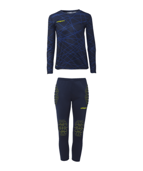 uhlsport Prediction Keeperset Kids Blauw K41 - blauw