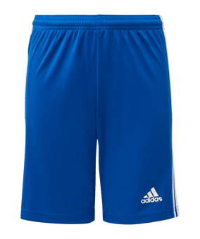 adidas Squadra 21 Short Kids Blau Weiss - blau