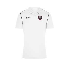 Nike Park 20 Poloshirt Damen Weiss Schwarz F100