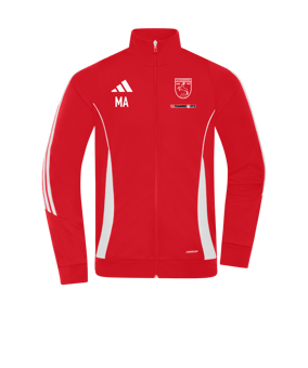 adidas Tiro 24 Trainingsjacke Rot Weiss