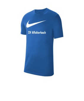 Nike Park 20 Swoosh T-Shirt Kids Blau Weiss F463