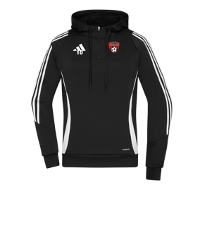 adidas Tiro 24 Hoody Damen Schwarz Weiss