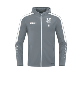 JAKO Power Kapuzenjacke Kids Grau F840