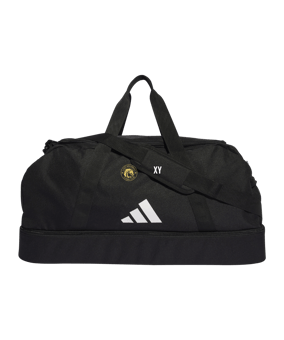 adidas Tiro League Duffel Bag Gr. L Schwarz Weiss