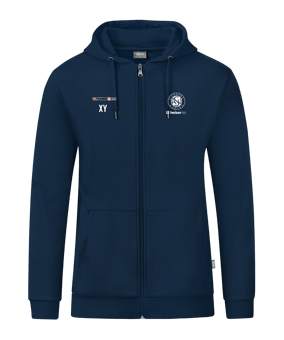 JAKO Organic Kapuzenjacke Blau F900