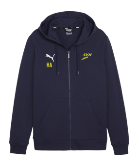 PUMA teamGOAL Casuals Kapuzenjacke Kids Blau F06