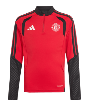 adidas Manchester United Tiro Sweatshirt Kids Rot - rot