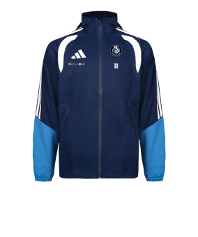 adidas Tiro 26 League Regenjacke Dunkelblau