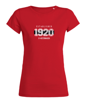 Stanley & Stella Expresser 2.0 T-Shirt Damen Rot | #established