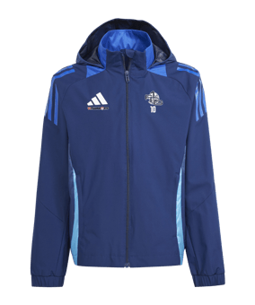 adidas Tiro 24 Competition Allwetterjacke Kids Blau
