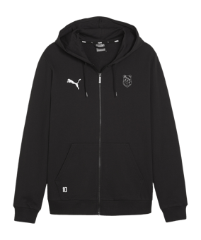 PUMA teamGOAL Casuals Kapuzenjacke Schwarz F03