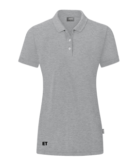 JAKO Organic Polo Shirt Damen Grau F520