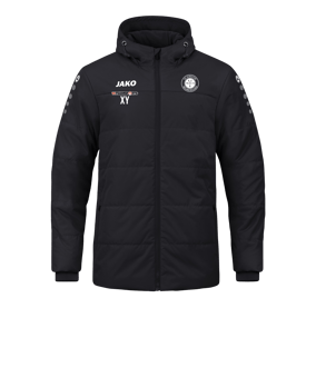 JAKO Team Coach Kapuzenjacke Schwarz F800