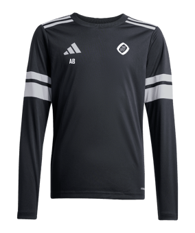 adidas Squadra 25 Trikot Langarm Kids Schwarz