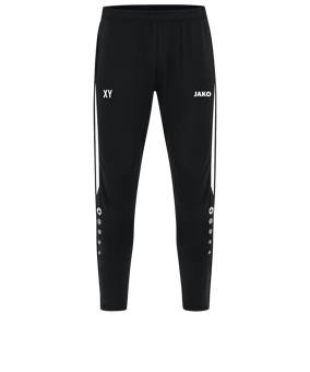JAKO Power Trainingshose Schwarz Weiss F802
