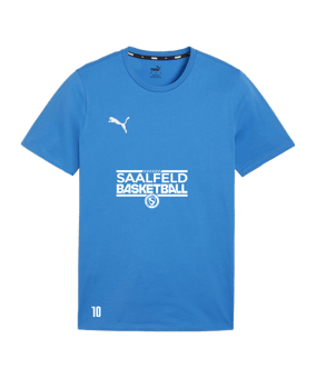 PUMA teamGOAL Casuals T-Shirt Blau F02