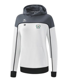 Erima Change by Hoody Damen Weiss Grau 