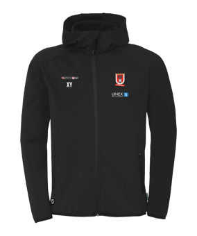 uhlsport ID Kapuzenjacke Kids Schwarz F01