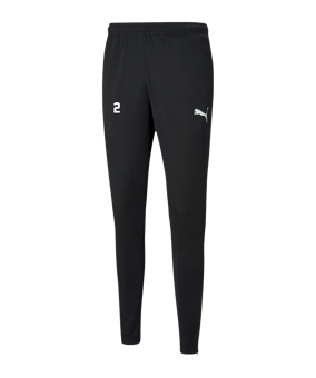 PUMA teamRISE Poly Trainingshose Schwarz F03