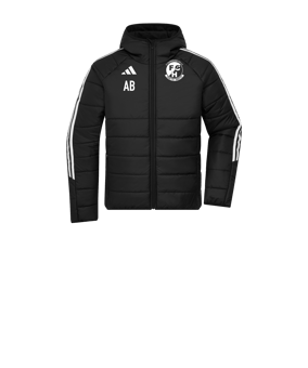 adidas Tiro 24 Winterjacke Kids Schwarz Weiss