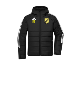 adidas Tiro 24 Winterjacke Kids Schwarz Weiss