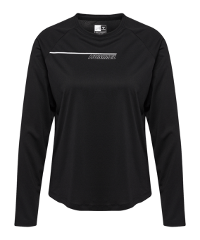 Hummel Court Weight T-Shirt Damen Schwarz F2001 - schwarz