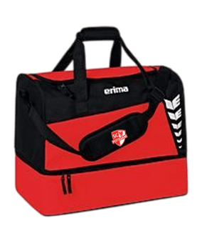 Erima Six Wings Sporttasche mit Bodenfach Gr.S Rot