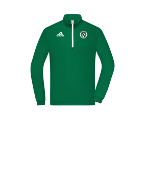 Sweatshirt adidas Entrada 22 Demi-Zip enfants vert 
