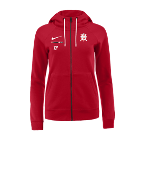 Nike Park 20 Fleece Kapuzenjacke Damen Rot F657