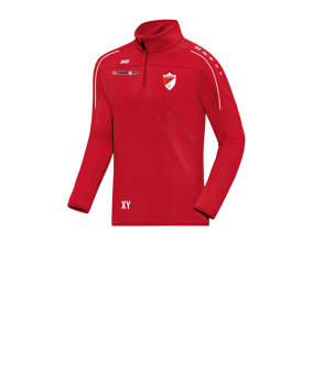 JAKO Classico Ziptop Kids Rot Weiss F01